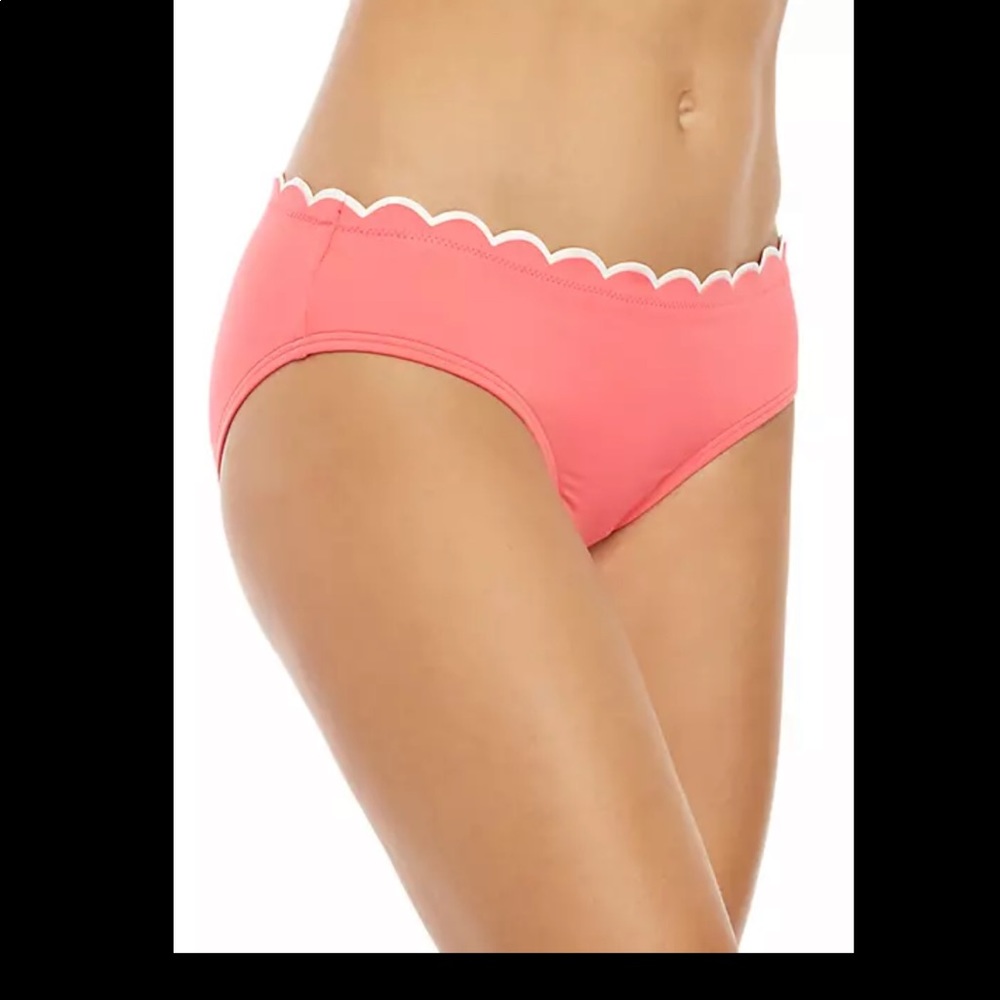 Kate Spade New York Scallop Wave Hipster Bikini Bottom. - Picture 1 of 9